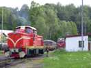 T426.003 in Tanvald<br>In thursday (yesterday) the action for german turists took the place. The  train consisted from the T426 003 and Bix 020 047-7 passed  Desna at 12:45 (so the departure from Tanvald was approximately at 12:30).<p align='right' style='margin-top:0'>29.V.2003