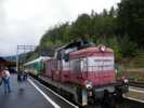 Szklarska Poreba: Na vlak z Harrachova čeká  osobák do Jeleniej Góry vedený SU42<br>28.8.2010 11:24:44