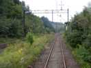 Těsně za viaduktem se naše trať odděluje. Zde je jeijí 0-tý kilometr.<br>28.8.2010 13:13:34