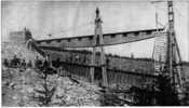 ...právě v místech, kde se dne 14.6.1902 přihodila nehoda během budování mostu.